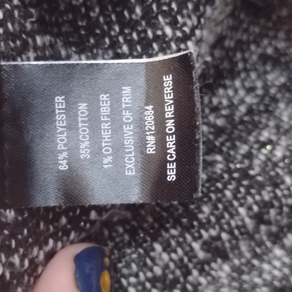 Torrid Moto Style Drape Front Cardigan Jacket Gold Metallic Detail Size 2 - Picture 12 of 13